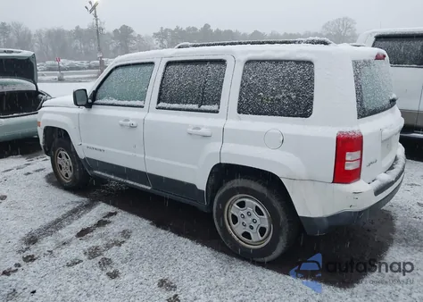 2016 Jeep Patriot Sport from USA, damaged, VIN 1C4NJRBB3GD755801